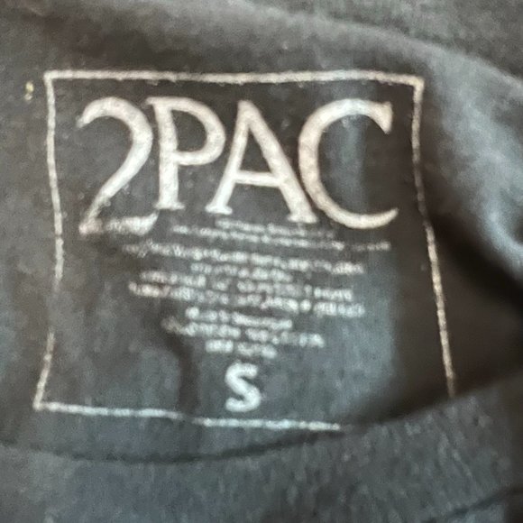 2 Pac Keep Ya Head Up T Shirt Adult Size S Black Graphic Tee - Picture 4 of 5
